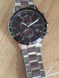 Buy Hugo Boss Mens Chronograph Quartz Rafale Stainless Steel Black Dial 44mm Watch - 1513509 in Pakistan