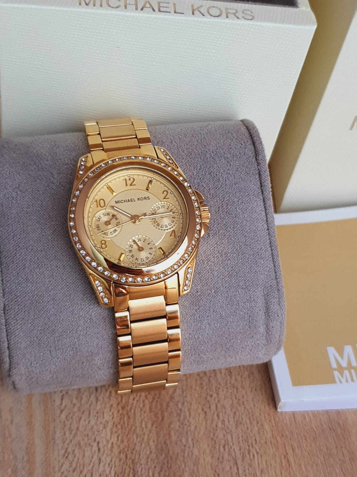 Buy Michael Kors Womens Quartz Blair Gold Stainless Steel Light Champagne Dial 33mm Watch - Mk5639 in Pakistan