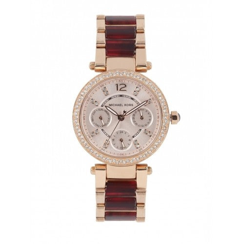 Buy Michael Kors Womens Quartz Stainless Steel Rose Gold Dial 33mm Watch - Mk6239 in Pakistan