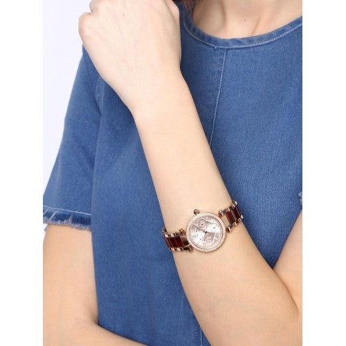 Buy Michael Kors Womens Quartz Stainless Steel Rose Gold Dial 33mm Watch - Mk6239 in Pakistan