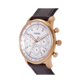 Buy Goodwin Chronograph White Dial Brown Leather Watch For Men in Pakistan