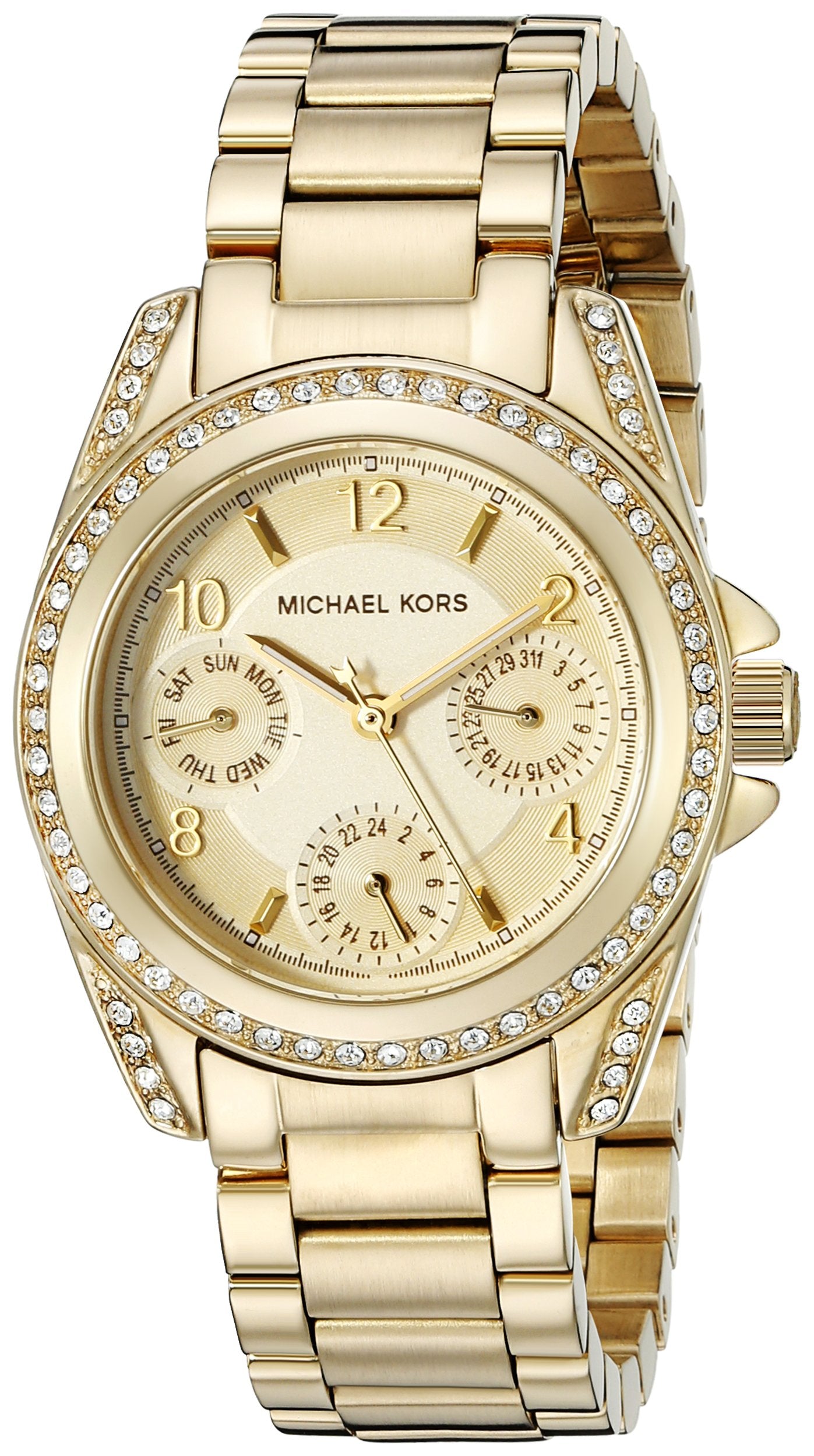Buy Michael Kors Womens Quartz Blair Gold Stainless Steel Light Champagne Dial 33mm Watch - Mk5639 in Pakistan