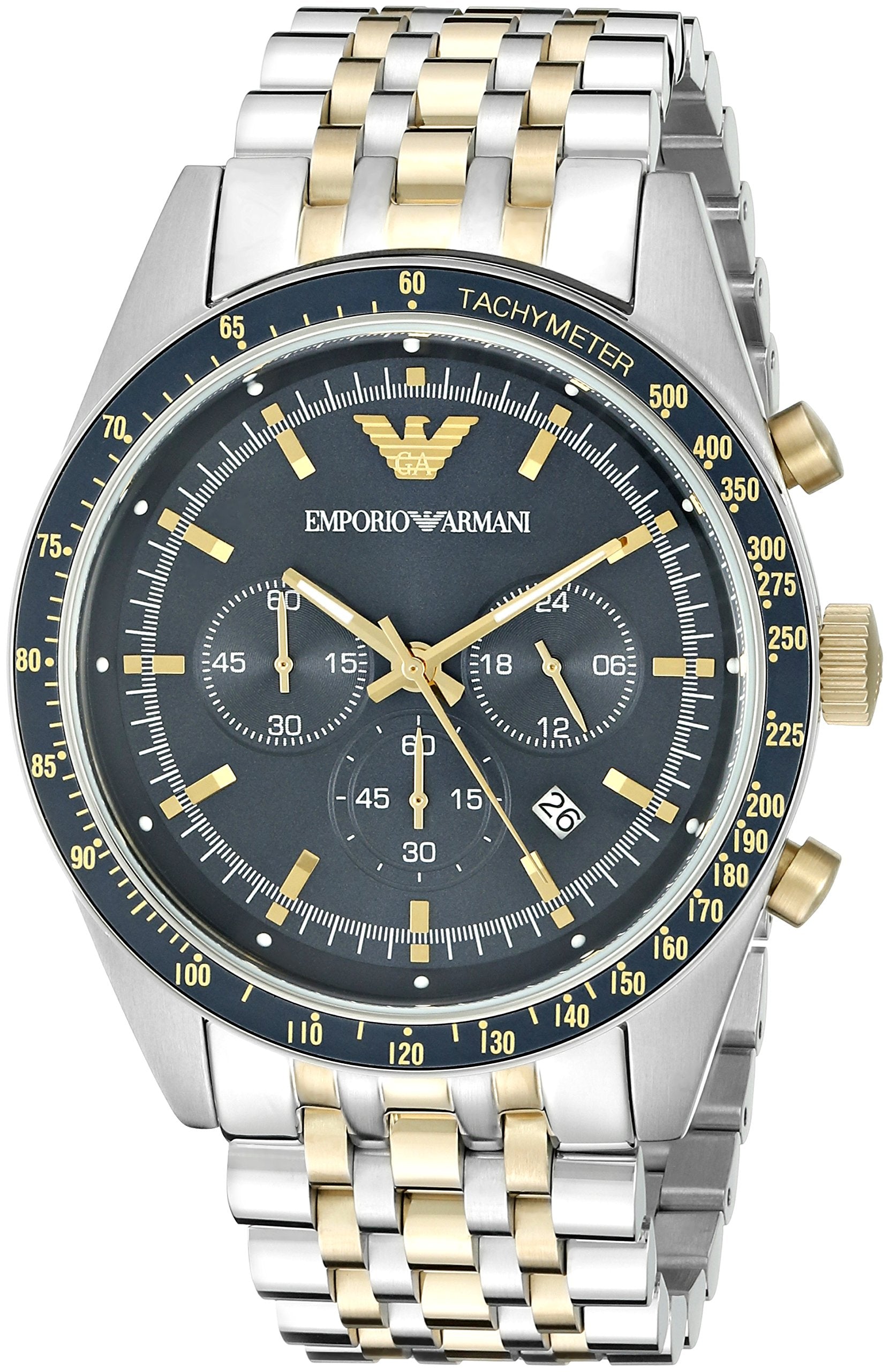 Buy Emporio Armani Mens Analogue Quartz Stainless Steel 46mm Watch - Ar6088 in Pakistan
