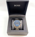 Buy Hugo Boss Mens Quartz Skymaster Chrono Stainless Steel Blue Dial 44mm Watch - 1513784 in Pakistan