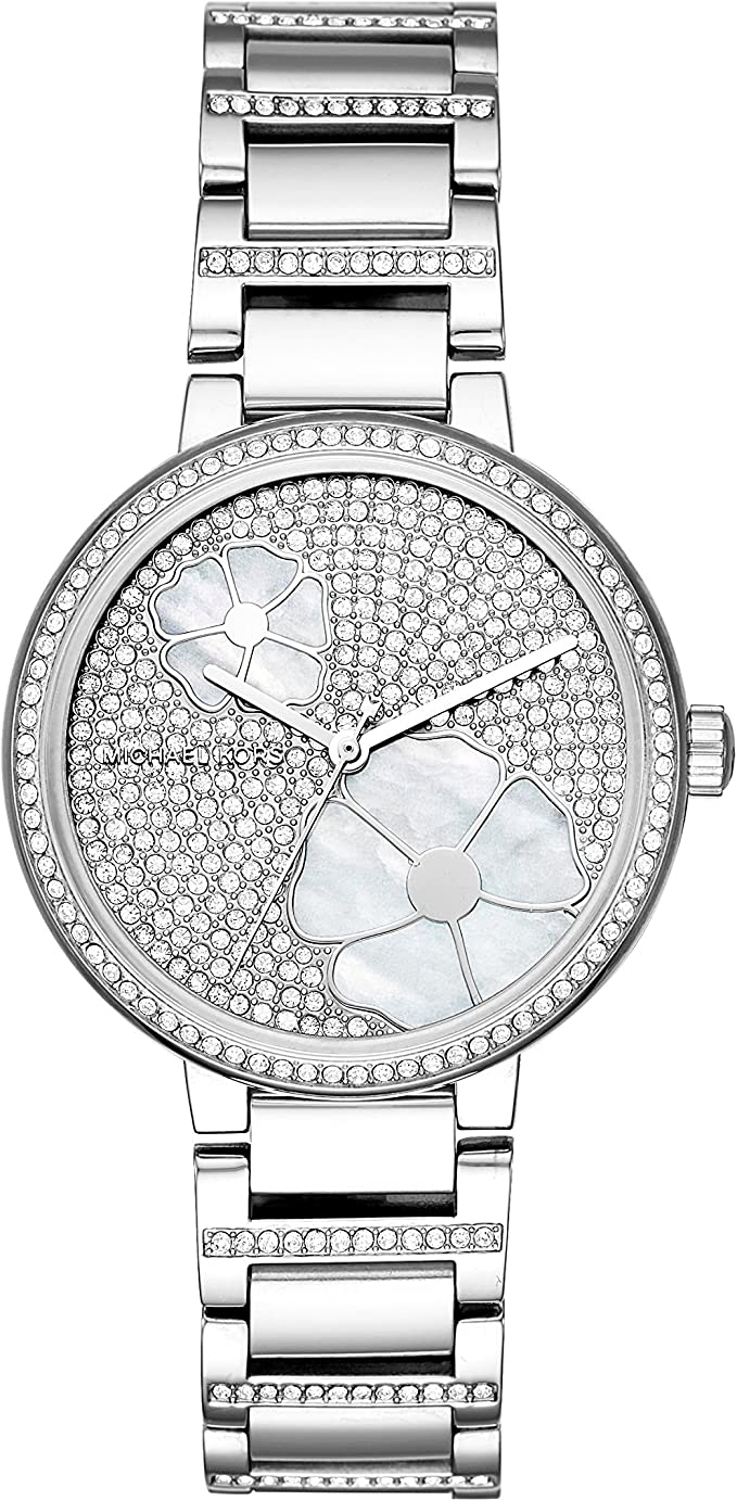 Buy Michael Kors Women's Courtney Analog Display Analog Quartz Silver Watch - Mk3835 in Pakistan