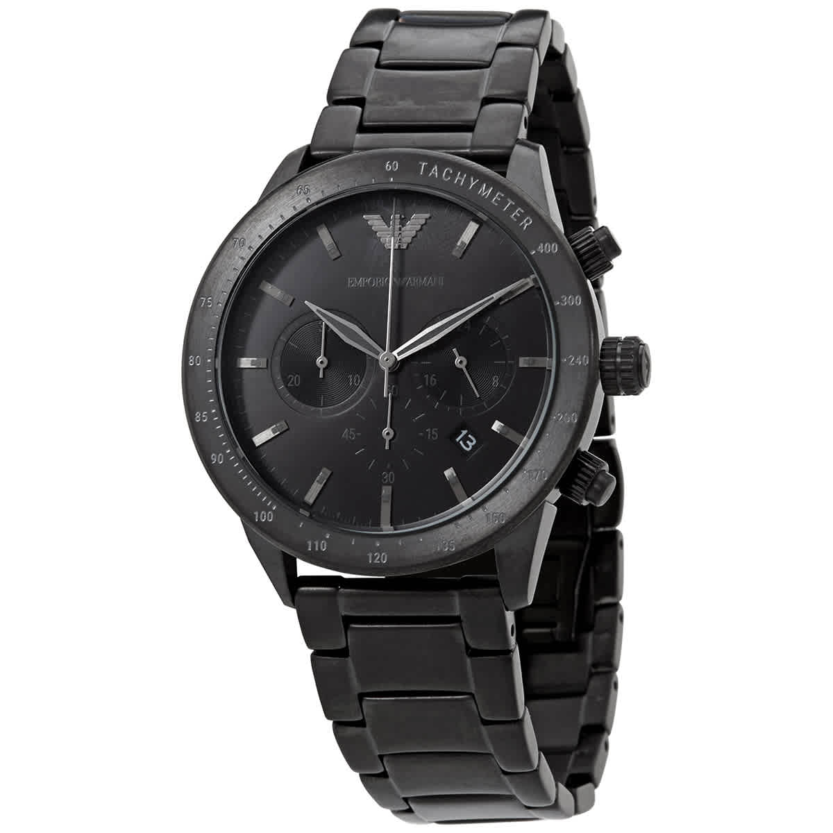 Buy Emporio Armani Mens Quartz Stainless Steel Black Dial 43mm Watch - Ar11242 in Pakistan