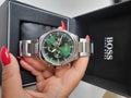 Buy Hugo Boss Mens Quartz Pioneer Stainless Steel Green Dial 44mm Watch - 1513868 in Pakistan