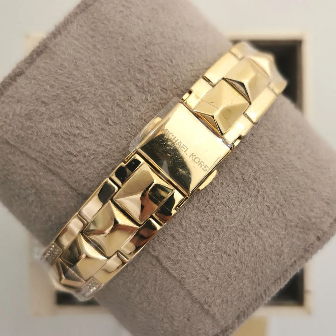 Buy Michael Kors Womens Quartz Runway Mercer Stainless Steel Gold Dial 38mm Watch - Mk6715 in Pakistan