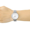 Buy Quartz Silver Stainless Steel Silver Dial 36Mm Watch For Women in Pakistan