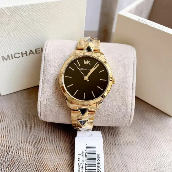 Buy Michael Kors Womens Quartz Stainless Steel Black Dial 38mm Watch - Mk6669 in Pakistan