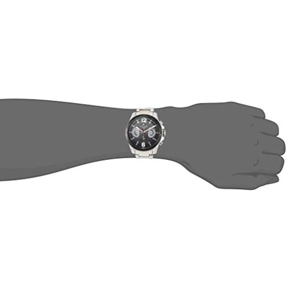 Buy Tommy Hilfiger Quartz Stainless Steel Black Dial 46mm Watch for Men - 1791472 in Pakistan