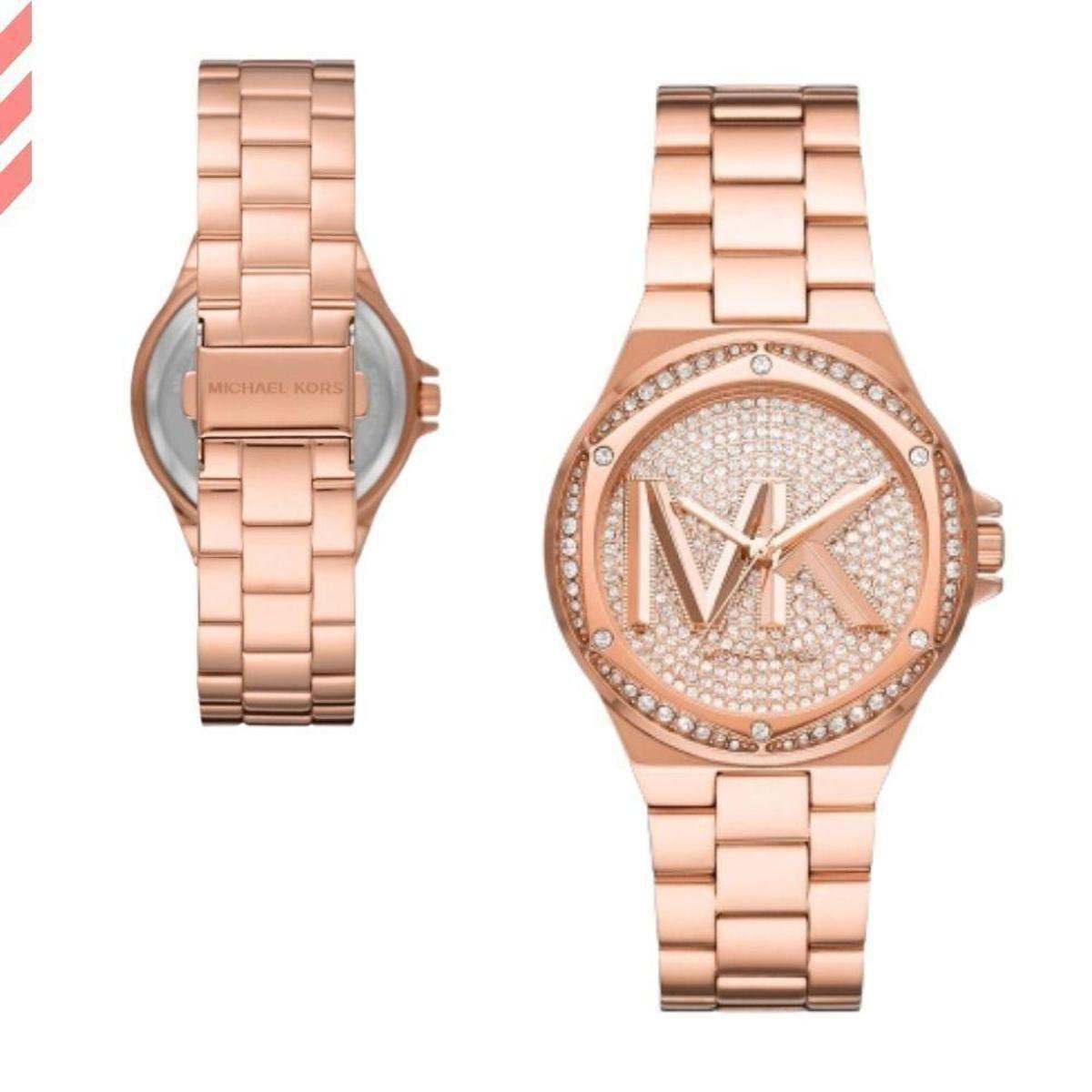 Buy Michael Kors Womens Quartz Stainless Steel Rose Gold Dial 37mm Watch - Mk7230 in Pakistan