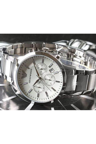 Buy Emporio Armani Men’s Quartz Stainless Steel Cream Dial 43mm Watch AR2458 in Pakistan