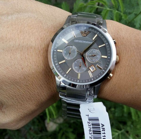 Buy Emporio Armani Men's Quartz Stainless Steel 43mm Watch AR11047 in Pakistan