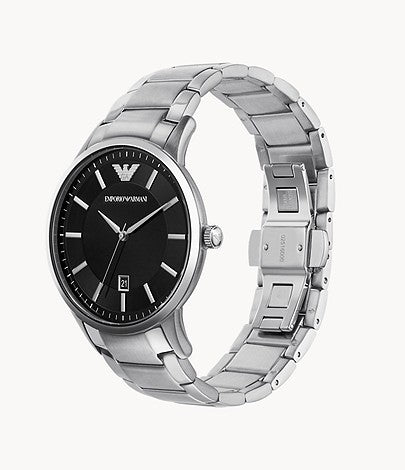 Buy Emporio Armani Mens Quartz Stainless Steel Black Dial 43mm Watch - Ar11181 in Pakistan