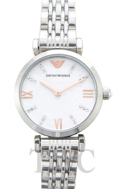 Buy Emporio Armani Women's Stainless Steel Mother of Pearl Dial 32mm Watch 11204 in Pakistan