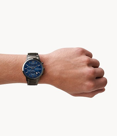 Buy Emporio Armani Men's Analogue Quartz Stainless Steel Blue Dial 43mm Watch AR11215 in Pakistan