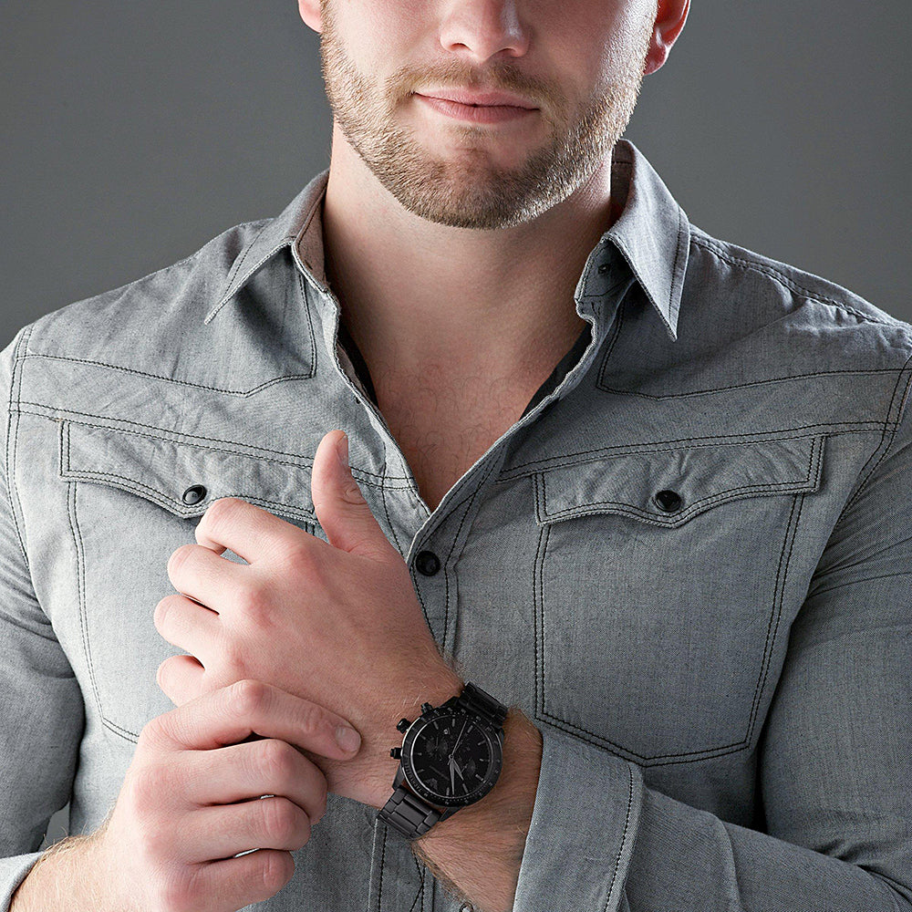 Buy Emporio Armani Mens Quartz Stainless Steel Black Dial 43mm Watch - Ar11242 in Pakistan