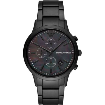 Buy Emporio Armani Mens Chronograph Quartz Analog Stainless Steel Black Dial 43mm Watch - Ar11275 in Pakistan