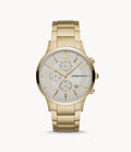 Buy Emporio Armani Mens Chronograph Quartz Stainless Steel Off White Dial 43mm Watch - Ar11332 in Pakistan
