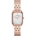 Buy Emporio Armani Womens Quartz Rose Gold Stainless Steel Mother Of Pearl Dial 24mm Watch - Ar11389 in Pakistan