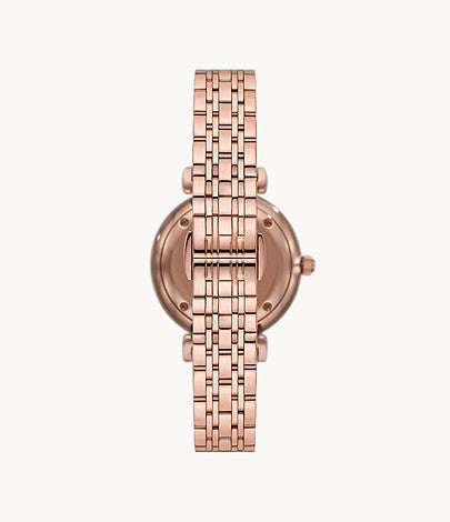 Buy Emporio Armani Women's Quartz Rose Gold Stainless Steel Silver Dial 32mm Watch AR11446 in Pakistan