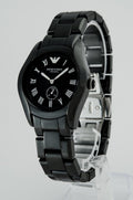 Buy Emporio Armani Women's Black Ceramic Dial Stainless Steel Strap Watch - AR1402 in Pakistan