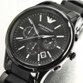 Buy Emporio Armani Mens Chronograph Quartz Stainless Steel Black Dial 43mm Watch - Ar1452 in Pakistan