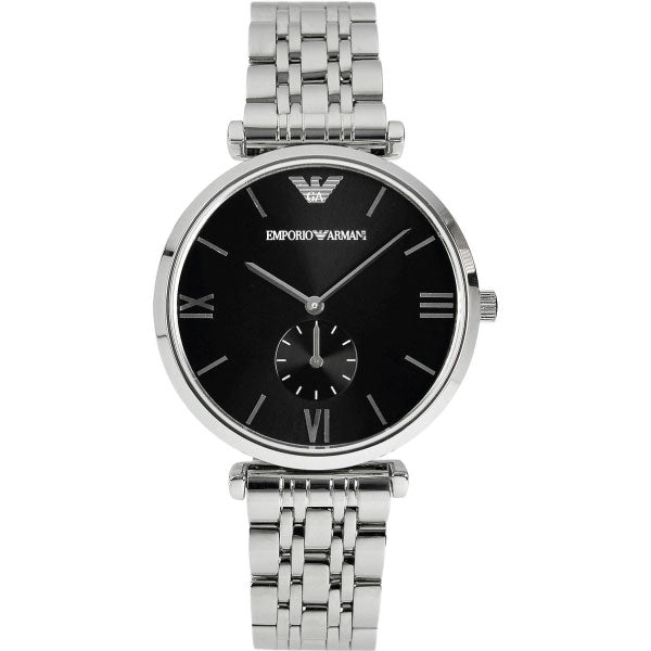 Buy Emporio Armani Stainless Steel Black Dial 40mm Watch for Men - Ar1676 in Pakistan