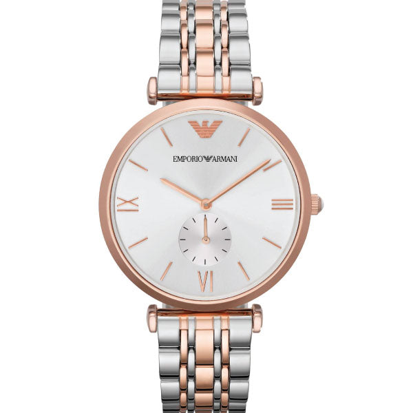 Buy Emporio Armani Men’s Quartz Two Tone Stainless Steel Silver Dial 40mm Watch - AR1677 in Pakistan