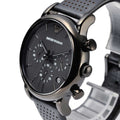 Buy Emporio Armani Quartz Black Leather Strap Black Dial 41mm Watch for Men - Ar1737 in Pakistan