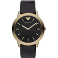 Buy Emporio Armani Quartz Black Leather Strap Black Dial 42mm Watch for Men - Ar1742 in Pakistan