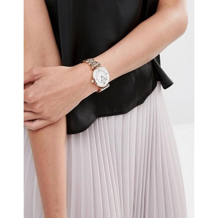 Buy Emporio Armani Womens Analog Stainless Steel Mother Of Pearl Dial 32mm Watch - Ar1909 in Pakistan