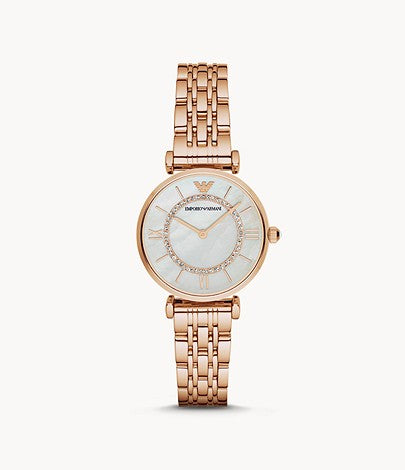 Buy Emporio Armani Womens Analog Stainless Steel Mother Of Pearl Dial 32mm Watch - Ar1909 in Pakistan
