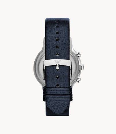 Buy Emporio Armani Men’s Quartz Leather Strap Blue Dial 43mm Watch - AR2473 in Pakistan