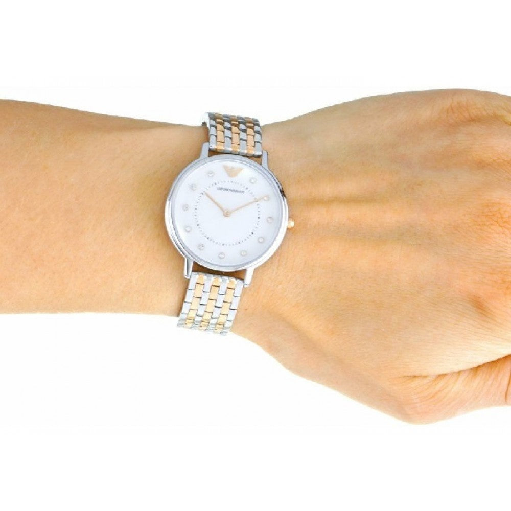 Buy Emporio Armani Womens Quartz Stainless Steel Mother Of Pearl Dial 32mm Watch - Ar2508 in Pakistan