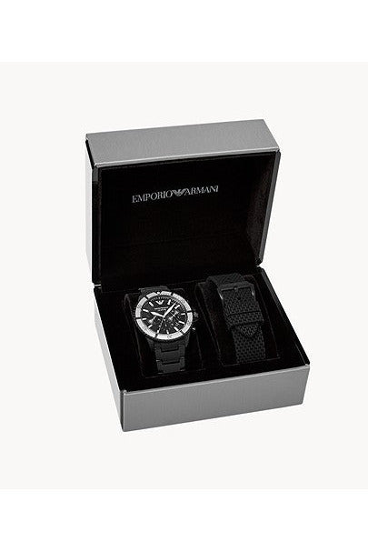 Buy Emporio Armani Men’s Quartz Stainless Steel Black Dial 43mm Watch AR80050 in Pakistan