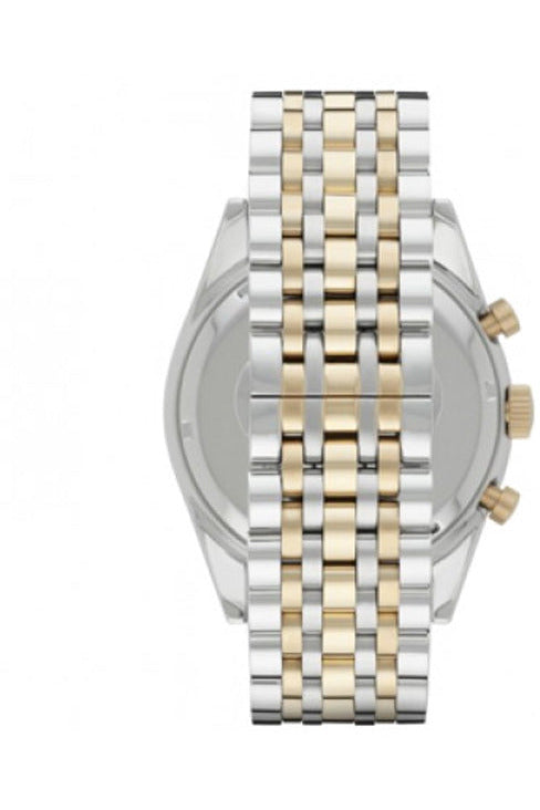 Buy Emporio Armani Sport Two-Tone Stainless Steel Blue Dial Chronograph Quartz Watch for Gents – AR8030 in Pakistan