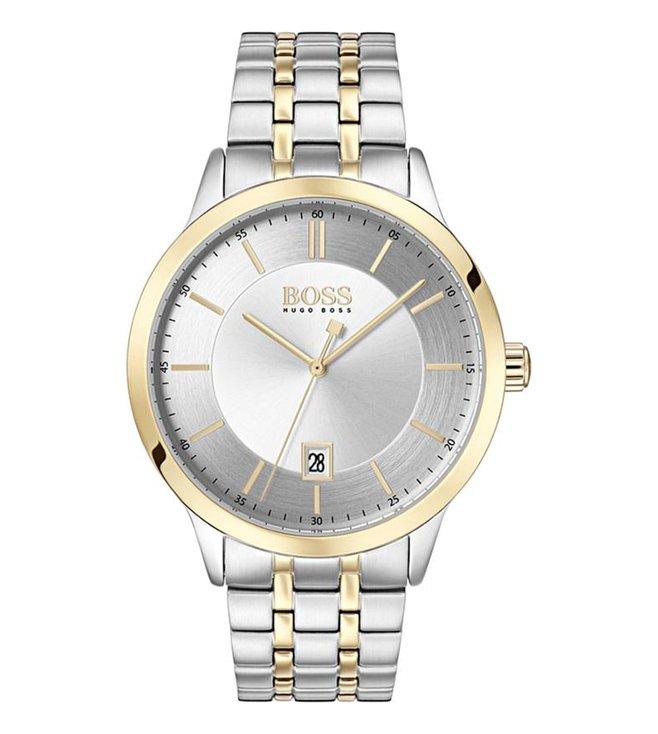 Buy Hugo Boss Mens Chronograph Quartz Stainless Steel Silver Dial 41mm Watch - 1513687 in Pakistan