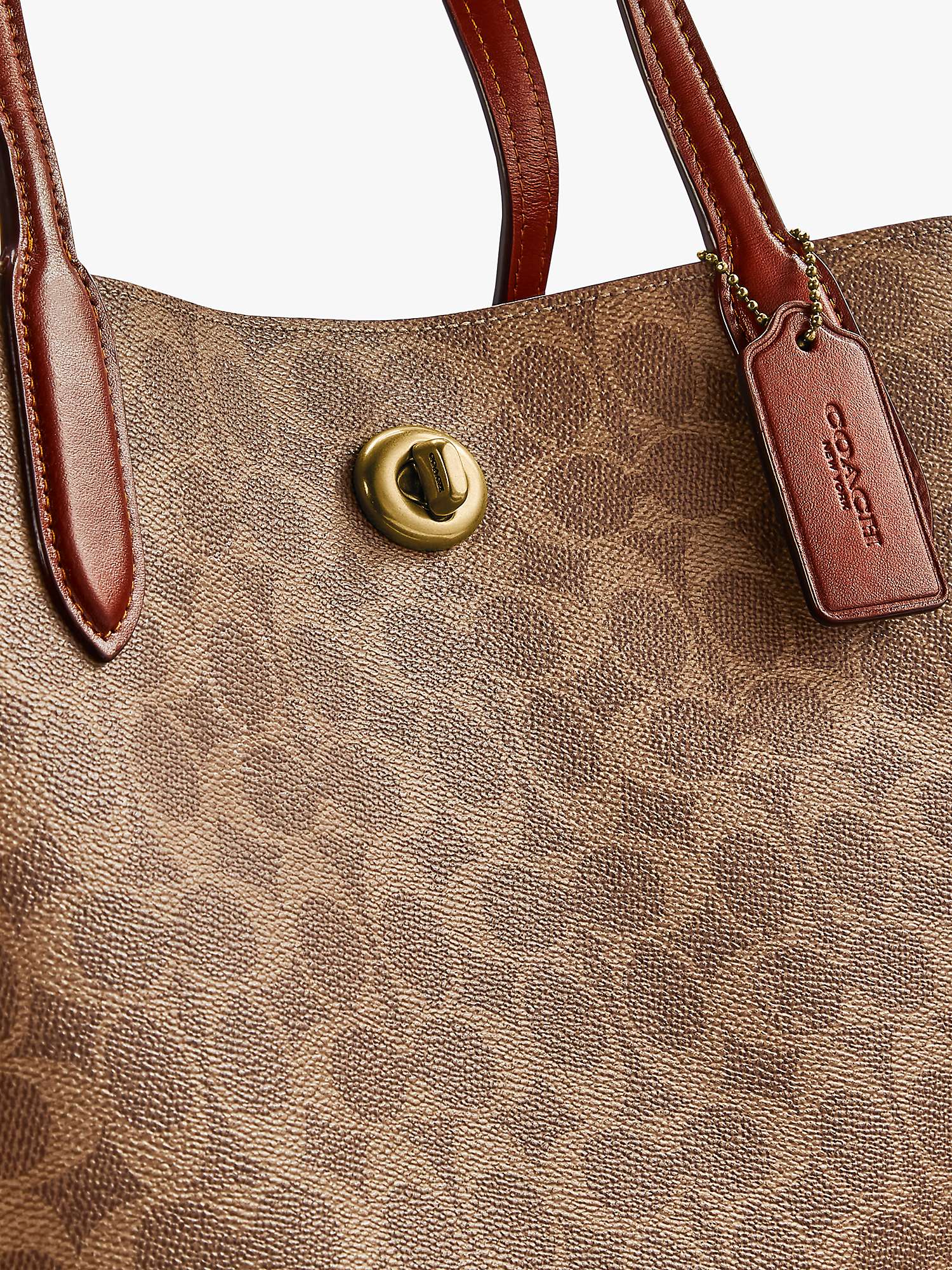 Buy Coach Willow Tote Bag Large - Tan Rust in Pakistan