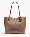 Buy Coach Willow Tote Bag Small - Tan Rust in Pakistan