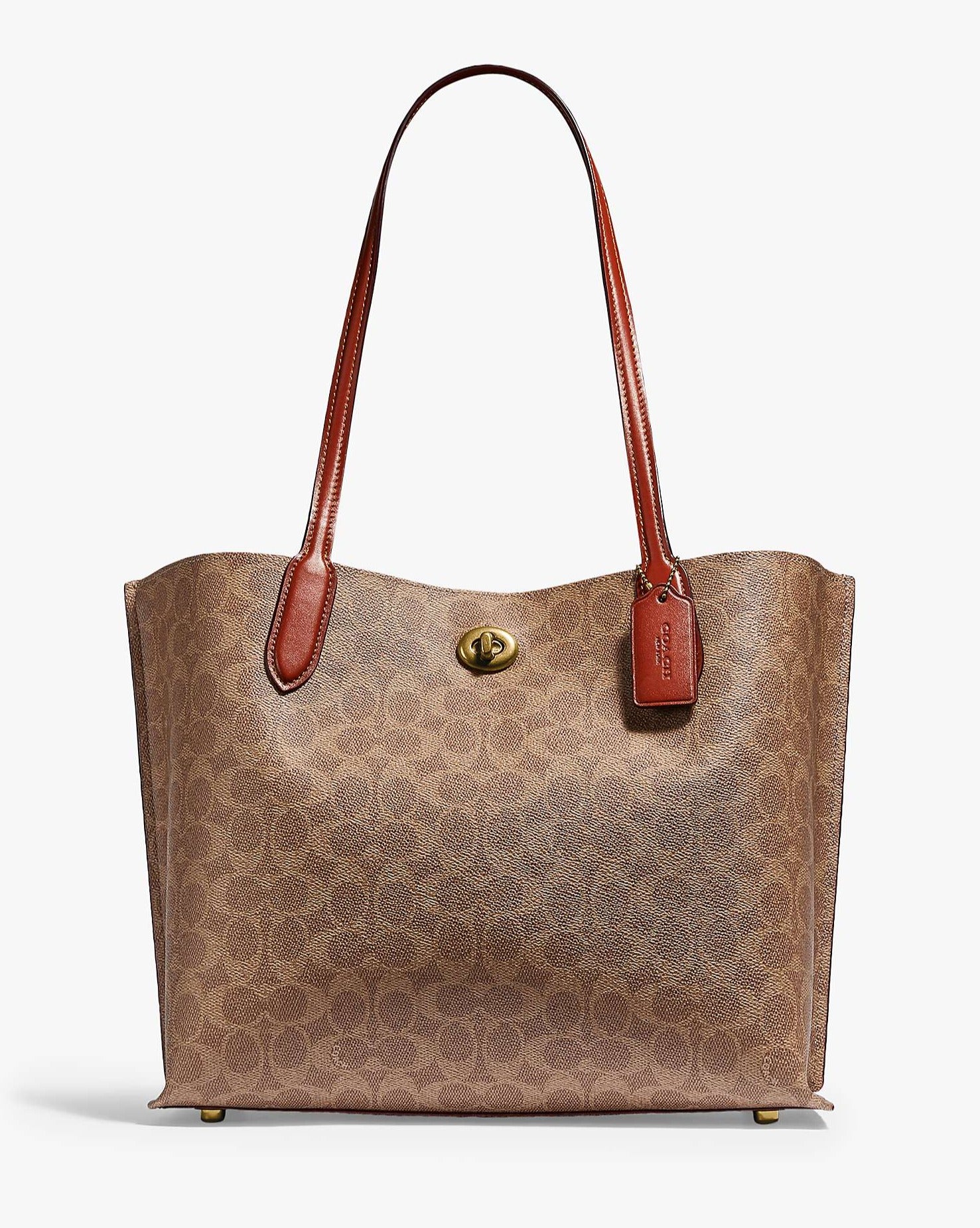 Buy Coach Willow Tote Bag Small - Tan Rust in Pakistan