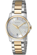 Buy Gucci Women's Swiss Made Quartz Stainless Steel Silver Dial 27mm Watch YA126564 in Pakistan