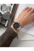 Buy Hugo Boss Mens Chronograph Quartz Grand Prix Stainless Steel Black Dial 44mm Watch - 1513477 in Pakistan