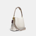 Buy Coach Willow Shoulder Bag Medium - Chalk Multi in Pakistan