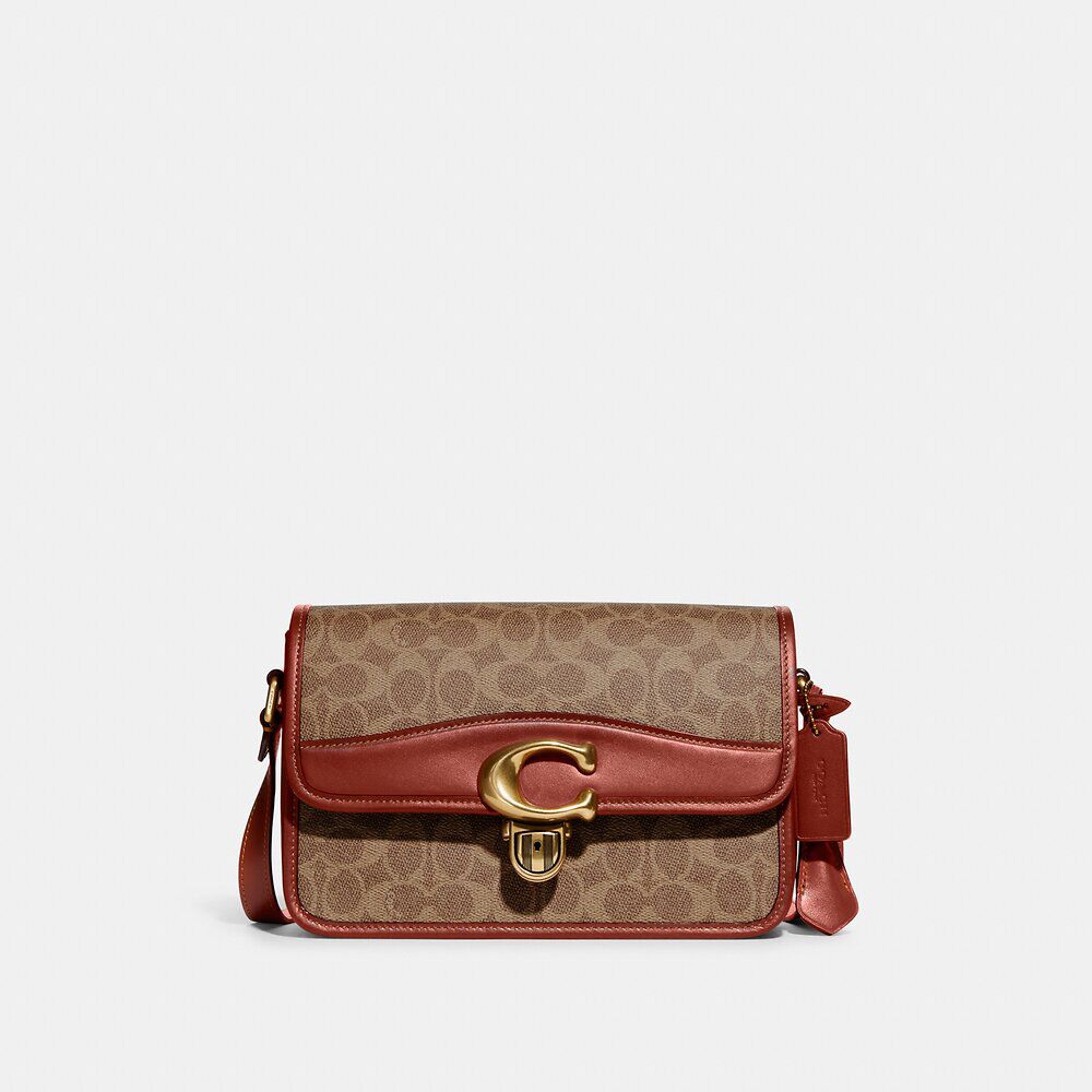 Buy Coach Studio Jacqaurd Bag Medium - Tan Rust in Pakistan