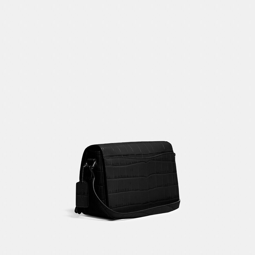 Buy Coach Studio Croc Embossed Bag Medium - Black in Pakistan
