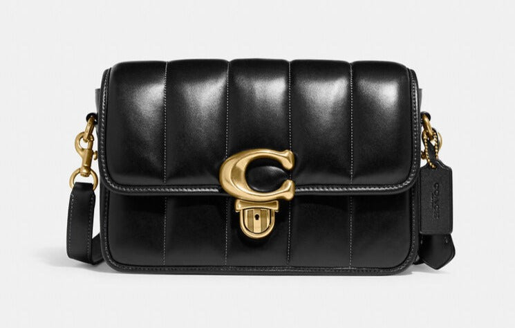 Buy Coach Studio Shoulder With Quilting Bag Medium - Black in Pakistan