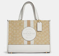 Buy Coach Dempsey Carryall In Signature Jacquard With Stripe And Coach Patch Bag Small - Chalk in Pakistan