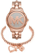 Buy Michael Kors Womens Quartz Runway Stainless Steel Rose Gold Dial 44mm Watch - Mk6736 in Pakistan